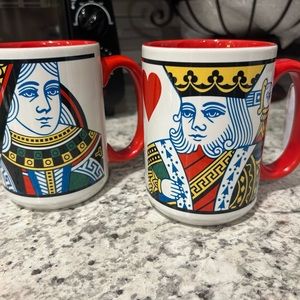 2 Large coffee mugs purchased from Las Vegas Casino 🎰 🎲👑💎♣️♥️♠️🃏♦️